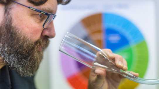 Senior odour engineer for the EPA, Christopher Bydder, has a nose for every smell.