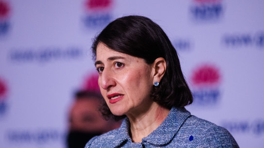 Premier Gladys Berejiklian said the crackdown on western and south-west Sydney was informed by data.