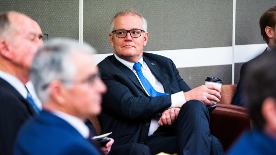 Scott Morrison, pictured on August 2, 2022, held at least three ministerial portfolios that were not known even to others in the Cabinet.