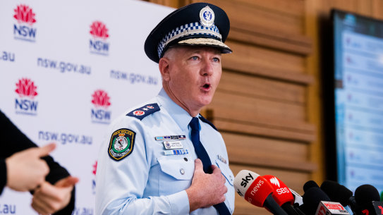Former NSW Police Commissioner Mick Fuller.