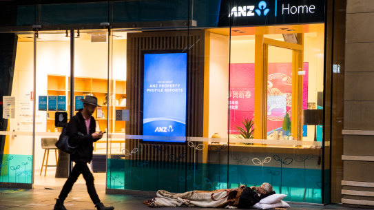 Many people who were given temporary accommodation in hotels and motels are back sleeping rough.

