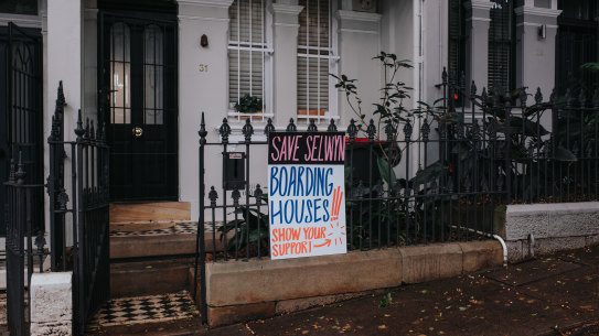 Paddington residents rallied behind their neighbours in the boarding houses.
