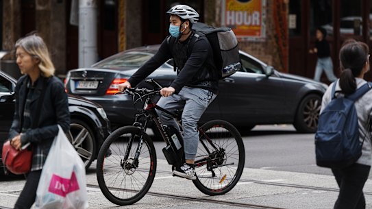 Uber warns food delivery could cost 85 per cent more under the government’s industrial reforms.