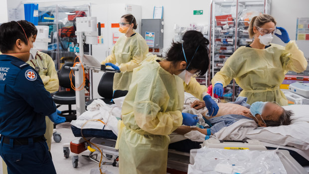 ‘Crumbling system’: More sick Victorians endure 24-hour waits in emergency