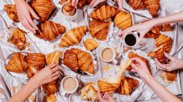 A selection of the 27 croissants sampled as part of the Good Food croissant taste test.