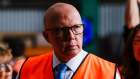 Opposition Leader Peter Dutton campaigning in Tomago on Monday.