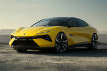 The Lotus Emeya, which sports a drivetrain similar to that of the Eletre, is designed to compete with high-performance electric cars such as the Porsche Taycan.