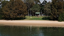 Emergency services were called to waters off Bayview Park in Concord yesterday after reports of a man in the river.