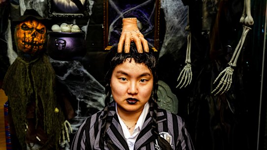 Juice Lee will be channelling Wednesday Addams this Halloween.