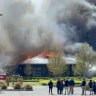 ‘Engulfed in flames’ Fire crews battle blaze at Yarra Valley golf club