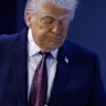 A bruise can be seen on the back of Trump’s left hand during a signing ceremony for the “Board of Peace” at the World Economic Forum in January.