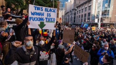 Sydney protest.
