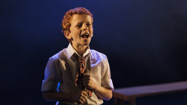 Jamie Rogers at the Billy Elliot cast announcement.