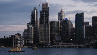 Sydney's CBD is the most productive place for workers in Australia.  