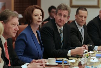 Andrew Constance said Barry O’Farrell had a good working relationship with Julia Gillard. 