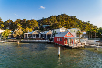 The waterfront home in Wagstaffe on Sydneyâ€™s Central Coast purchased by Bill Papas. 
