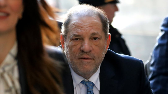 Harvey Weinstein arrives at state supreme court in Manhattan during his trial.