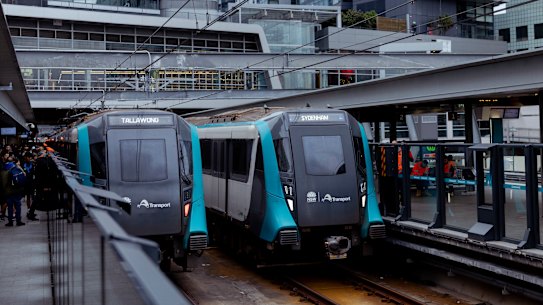 Driverless metro trains.