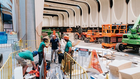 The Cutaway during construction works last year.