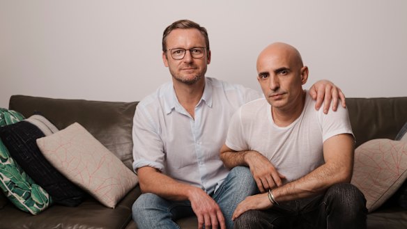 Joseph Lawler (left) and Rafael Bonachela. "It’s healthy to have different careers. We’re both passionate about what we do and give each other space," says Joseph.