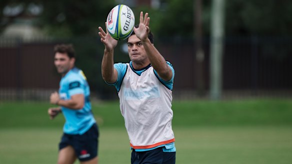 Moving forward: Karmichael Hunt has a long history with Israel Folau.