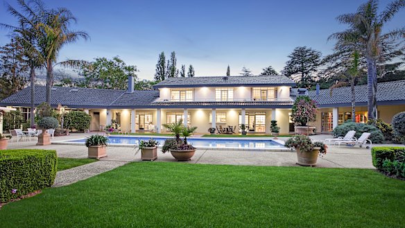 The almost 8000-square-metre property at 25 Mugga Way Red Hill is expected to break the Canberra house price record. 