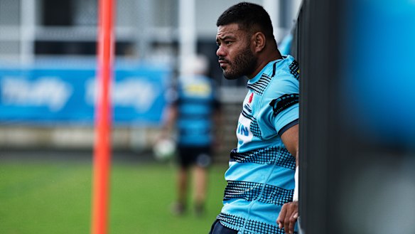 Day in court: Tolu Latu registered a blood alcohol reading of 0.135.