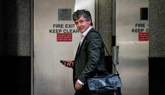 Sean Lander is accused of threatening a man who was once stood over by the notorious underworld figure Lucky Gattellari.