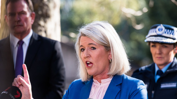 NSW Police Minister Yasmin Catley.