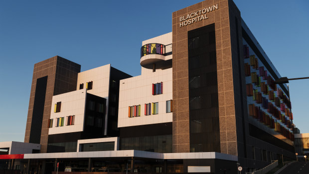 Blacktown Hospital's new building that houses the maternity unit opened in August 2019. 