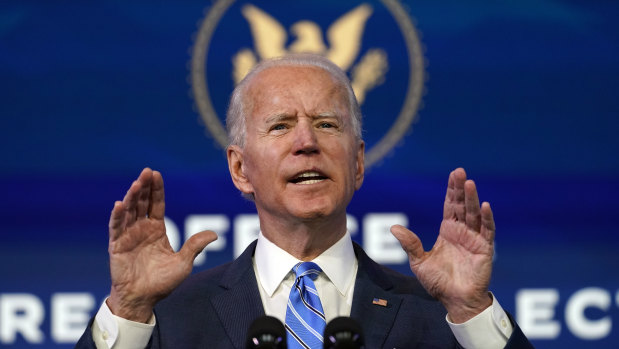 US President-elect Joe Biden.