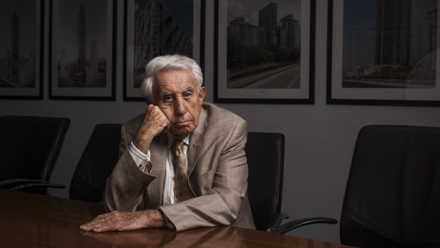 Harry Triguboff's company launched legal action against Premier Gladys Berejiklian, days before the March state election.