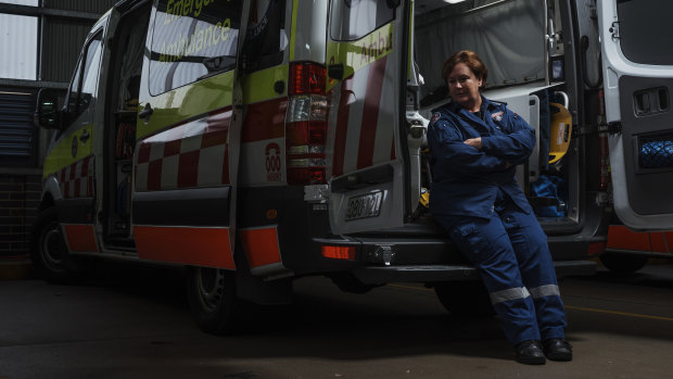 Ambulance officer Gabbi has had many dangerous situations in her job. 