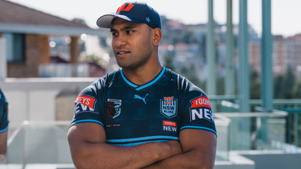 NSW Blues rookie Tevita Pangai jnr.