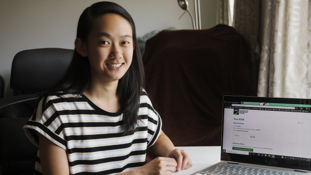 Jocelin Shing-Yan Hon said she is "excited and relieved" to have gotten the highest possible ATAR of 99.95.