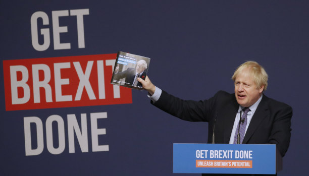 A buccaneer of free trade in a time of growing trade protectionism: Britain's Prime Minister Boris Johnson. 