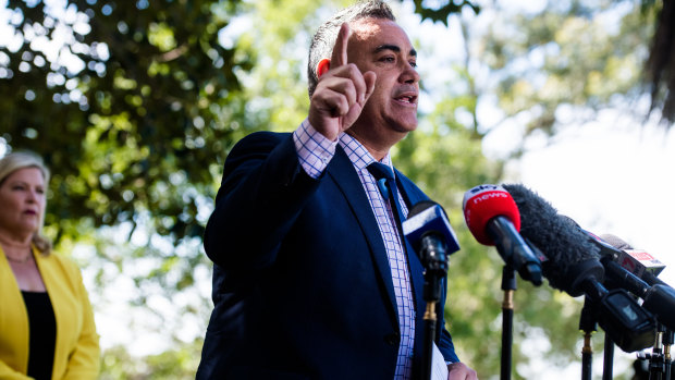 Nationals leader John Barilaro announced his party would be "effectively" sitting on crossbench.