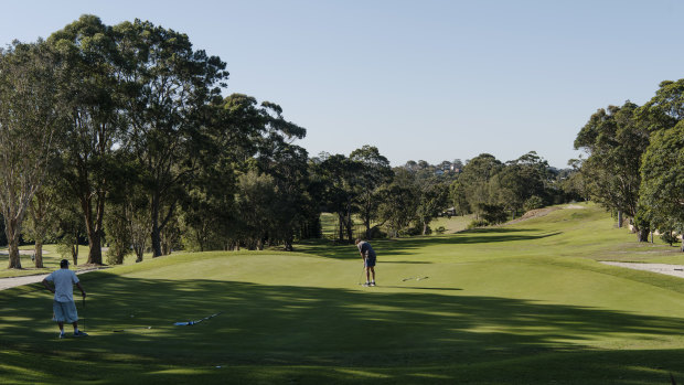 Balgowlah Golf Club, which will be affected by any future construction of the Northern Beaches Tunnel.