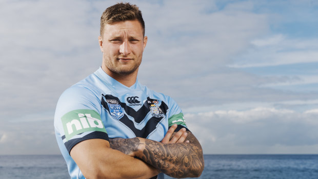 Blues brother: Tariq Sims will make his NSW debut in Brisbane on Wednesday.