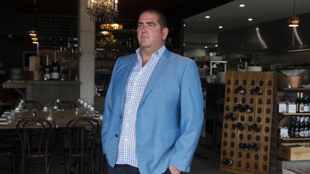 David Singer, owner of Frenchies Brasserie in Elanora Heights.