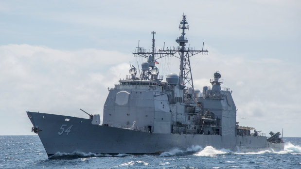 Taiwan says the US Navy is free to sail through its strait after an American warship defied Beijing's warnings and did so.