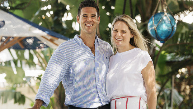 Andrew Goldsmith and Pip Robb at their original Palm House venue. 