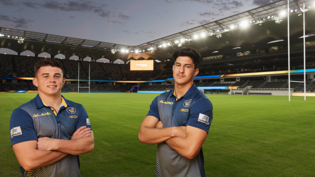 New home: The Eels have built their strategy around new home ground Bankwest Stadium.
