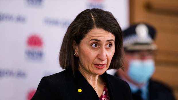 Gladys Berejiklian says the vaccine rollout is critical to how any society lives with the Delta strain. 