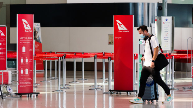 Qantas has scheduled international flights to start from December 18.