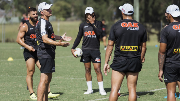 Eye on the ball: Ivan Cleary is adamant that scandals being dealt with by the Panthers won't hinder their start to the season.