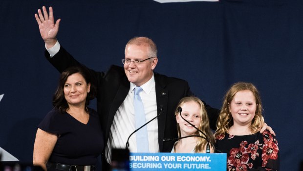 'How good is Australia!' Scott Morrison claims victory.