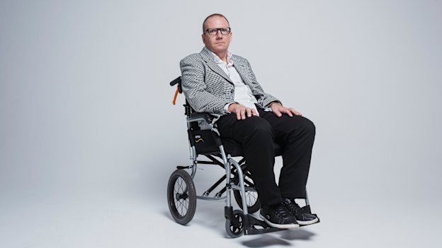 Before motor neurone disease struck him in his mid-40s, Peteris Ginters was a successful barrister, keen runner and cyclist.