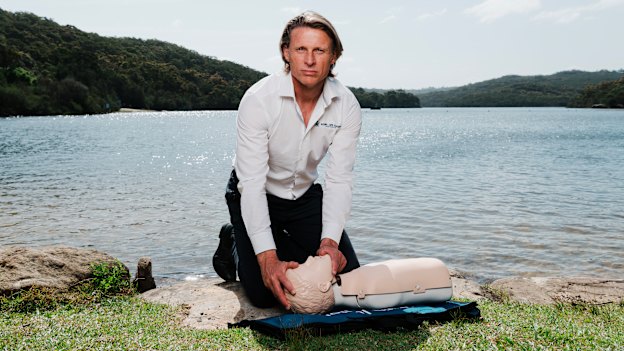 Lifesaver Justin Scarr used CPR to save a boy’s life while on holiday.