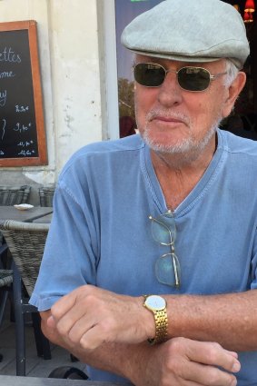 Bob Sorby relaxing in the French village where he spent part of his retirement.
